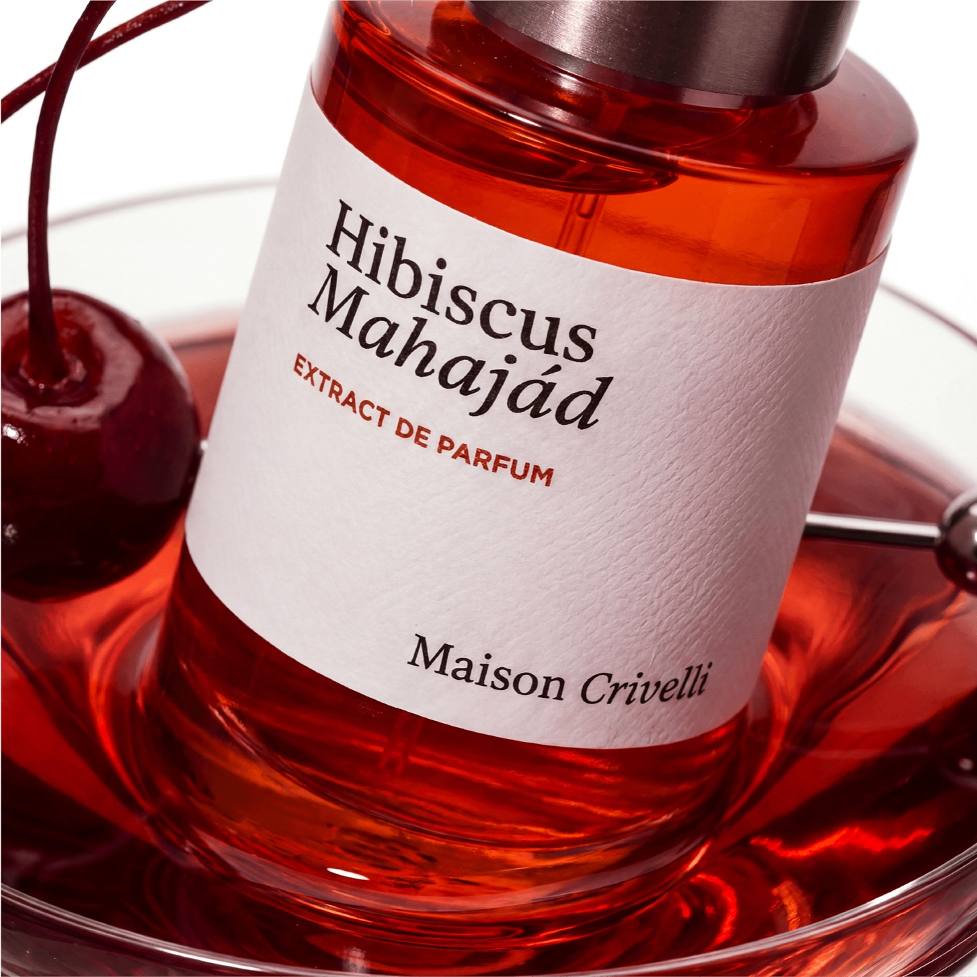 Maison Orsola — Hibiscus Mahajád bottle on red ground
